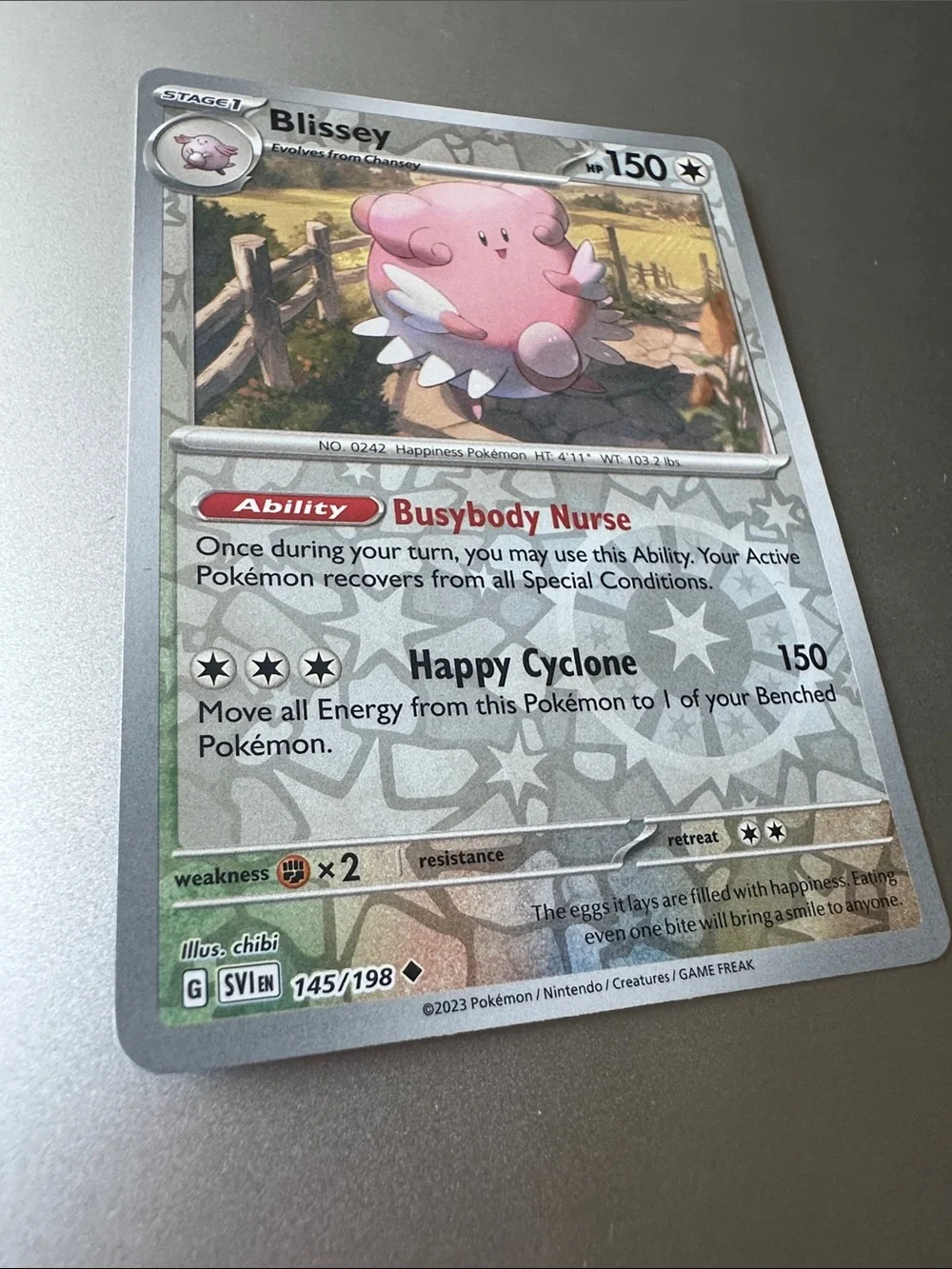 Blissey Pokémon Card (145/198)